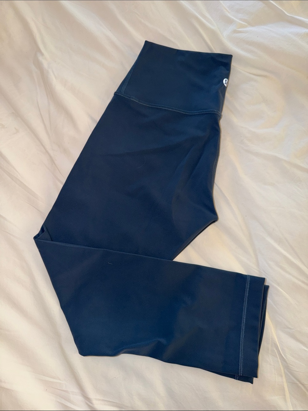 lululemon athletica blue wunder under crops High-Rise Leggings